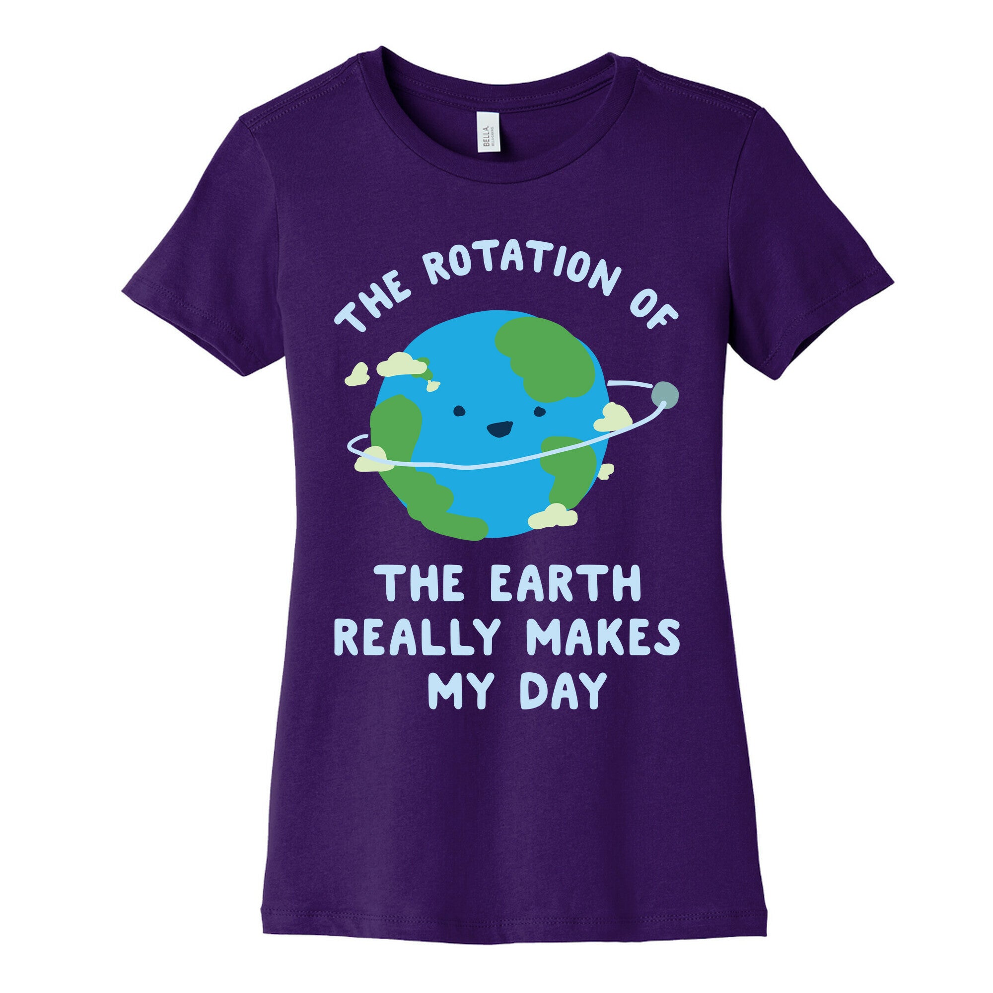 The Rotation of the Earth Really Makes My Day Women's Cotton Tee
